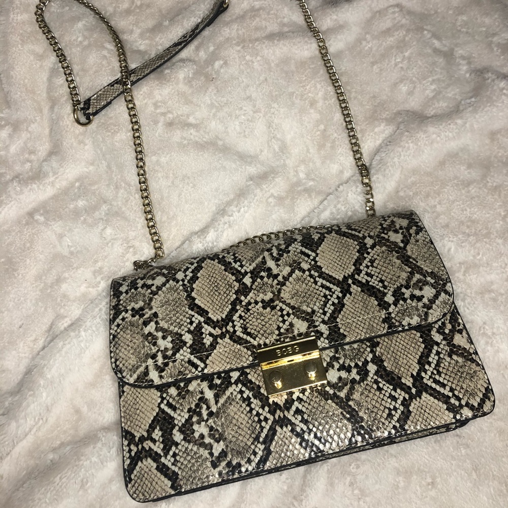 BCBG Snake Print Bag